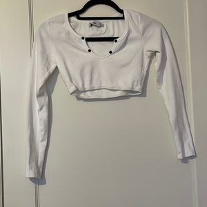 Adika Aspo long sleeved crop top